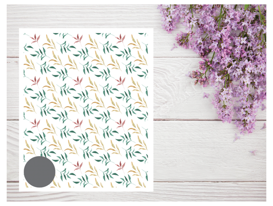 Watercolor Flowers 210 Transfer Paper