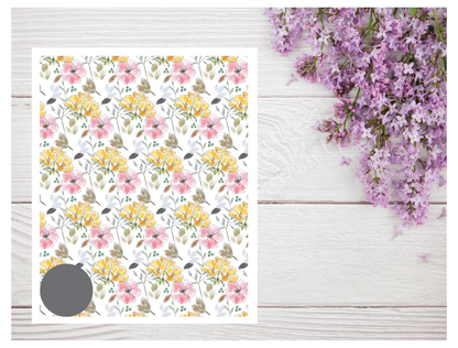 Watercolor Flowers 217 Transfer Paper