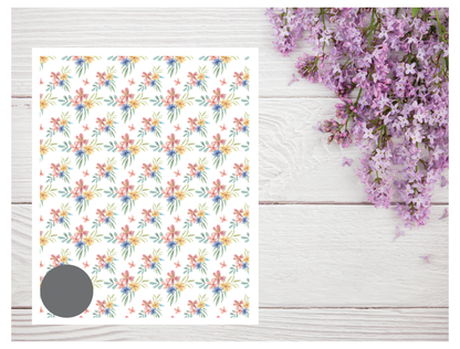 Watercolor Flowers 230 Transfer Paper