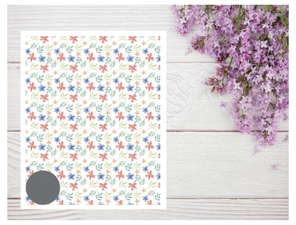 Watercolor Flowers 234 Transfer Paper