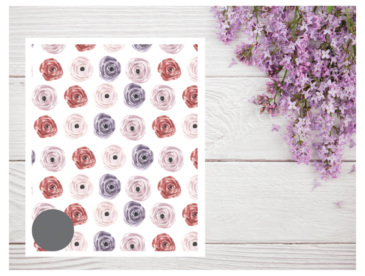 Watercolor Flowers 292 Transfer Paper