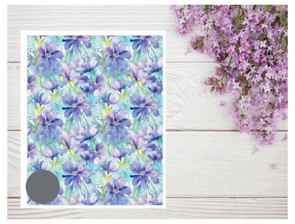 Watercolor Flowers 095 Transfer Paper